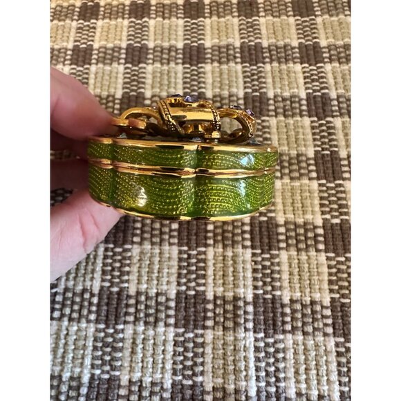 Joan Rivers Gold-Tone Brooch With Multicolored Rhinestones & Enamel 2.5" Diamete - Picture 12 of 14